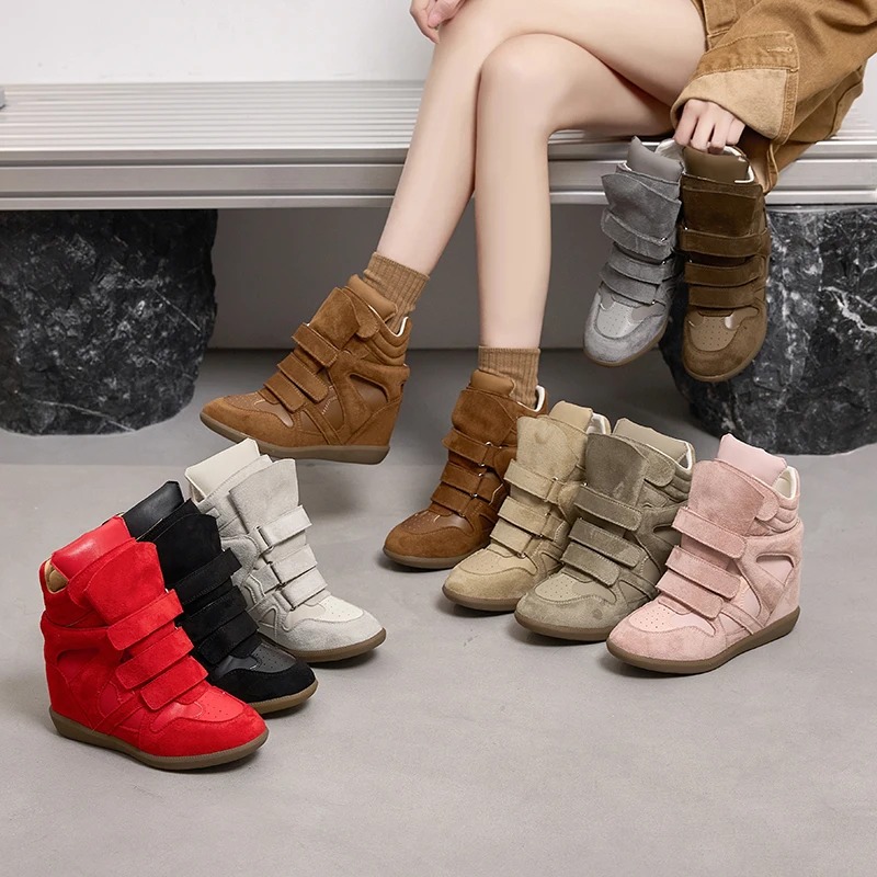 Women Shoes Size Chart - Women Ankle Boots Genuine Leather 8CM