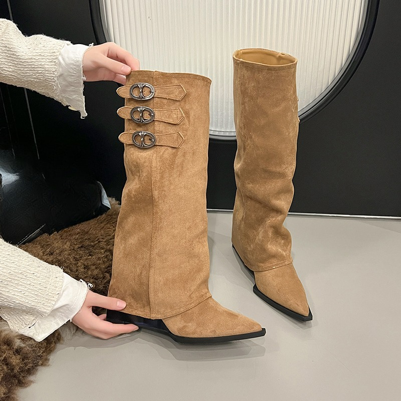 Western Cowgirl Boot - Western Cowboy Pointed Toe Boots Women