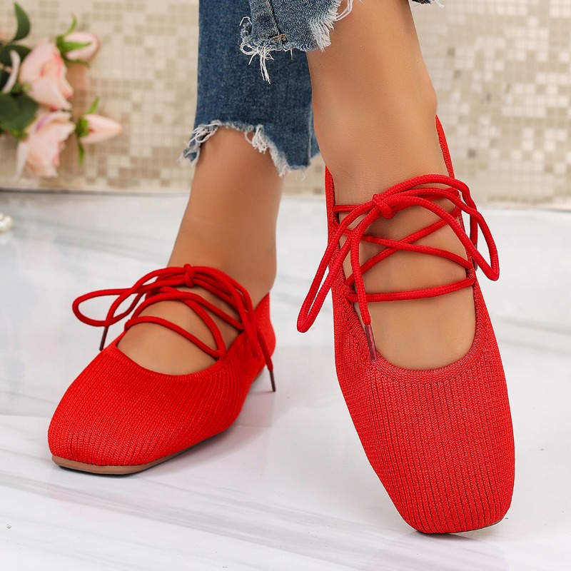 Women Shoes Loafers - French Flat Mary Jane Shoes 2026