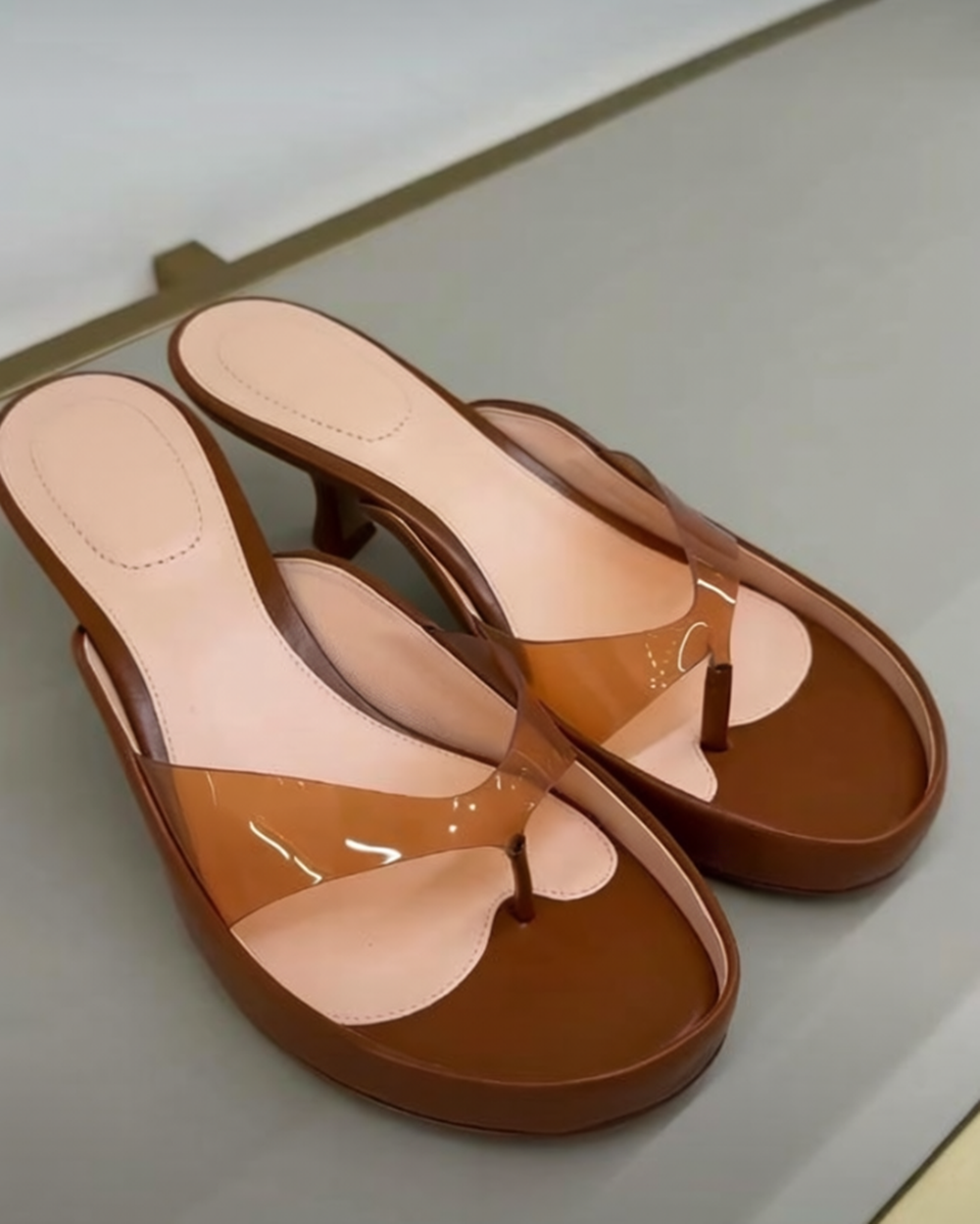 Summer Casual Style Women‘s Th - đánh giá và giá Clear Strap Heel