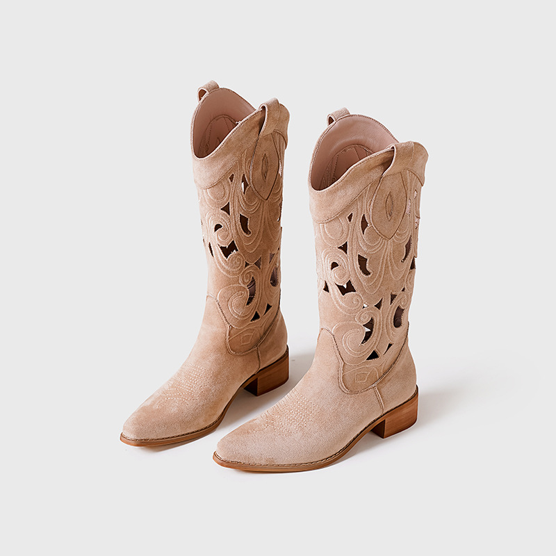 Western Style Embroidered Leat - đánh giá và giá Western Cowgirl Boot