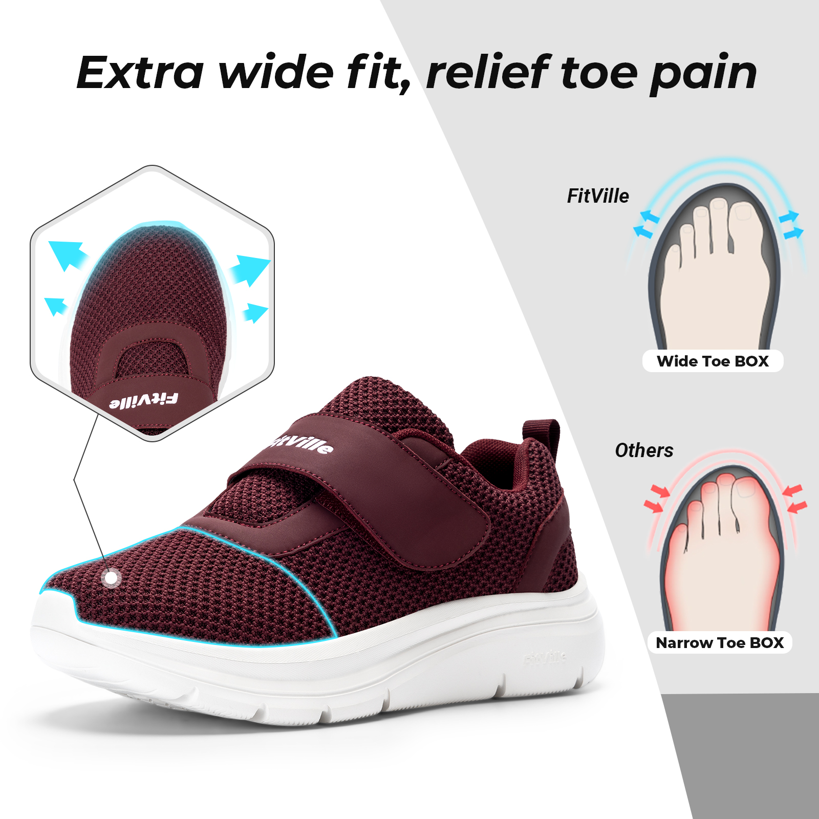 FitVille Women's Shoes Wide Di - đánh giá và giá Women'S Shoes Hey Dude
