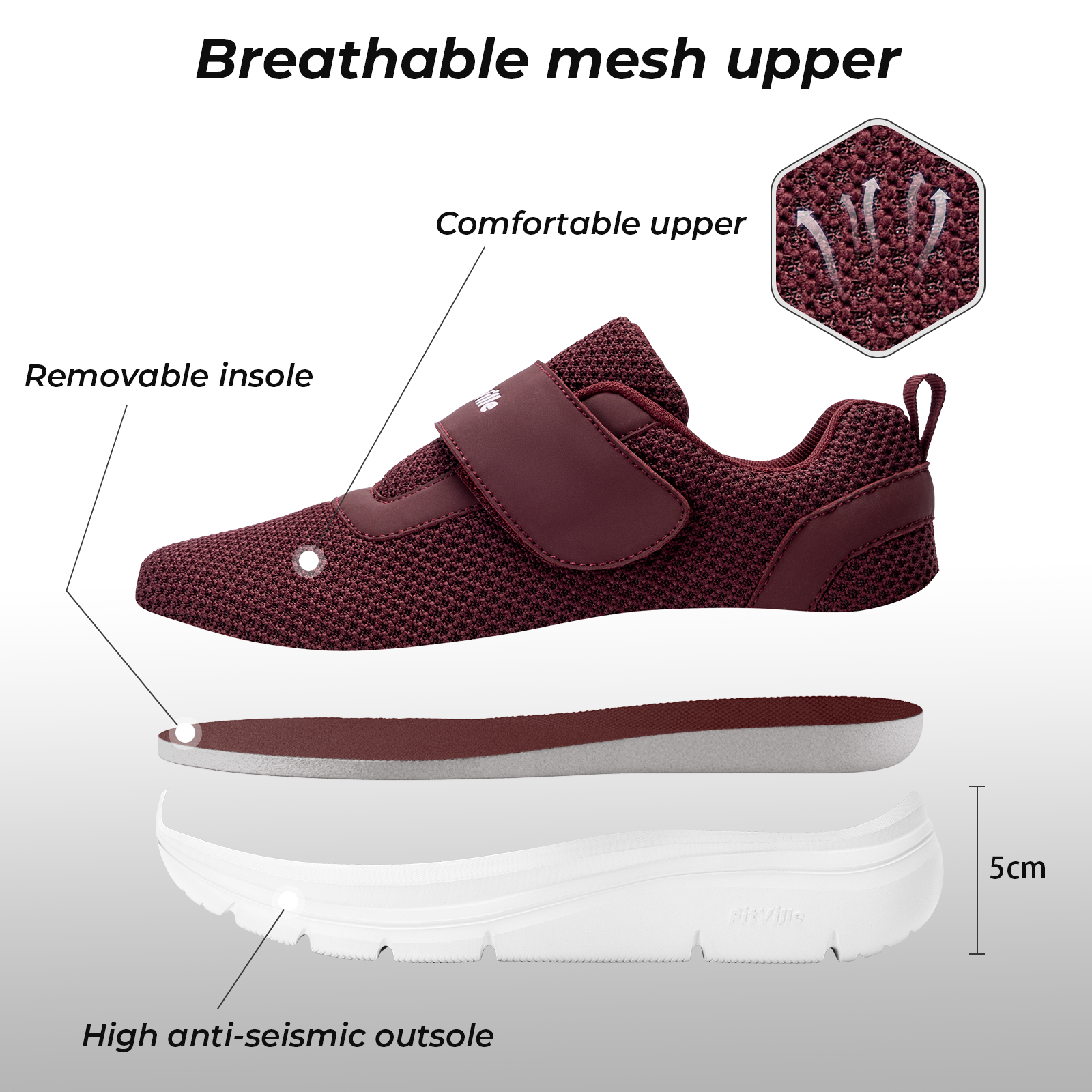 FitVille Women's Shoes Wide Di - đánh giá và giá Women'S Shoes Hey Dude