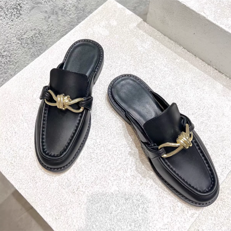 Metal Buckle Half Slippers For - đánh giá và giá Women'S Shoes Hey Dude