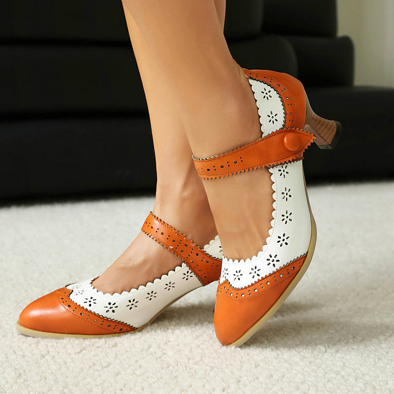 Women Two Tone Mary Jane Pumps - đánh giá và giá Women'S Xti Shoes
