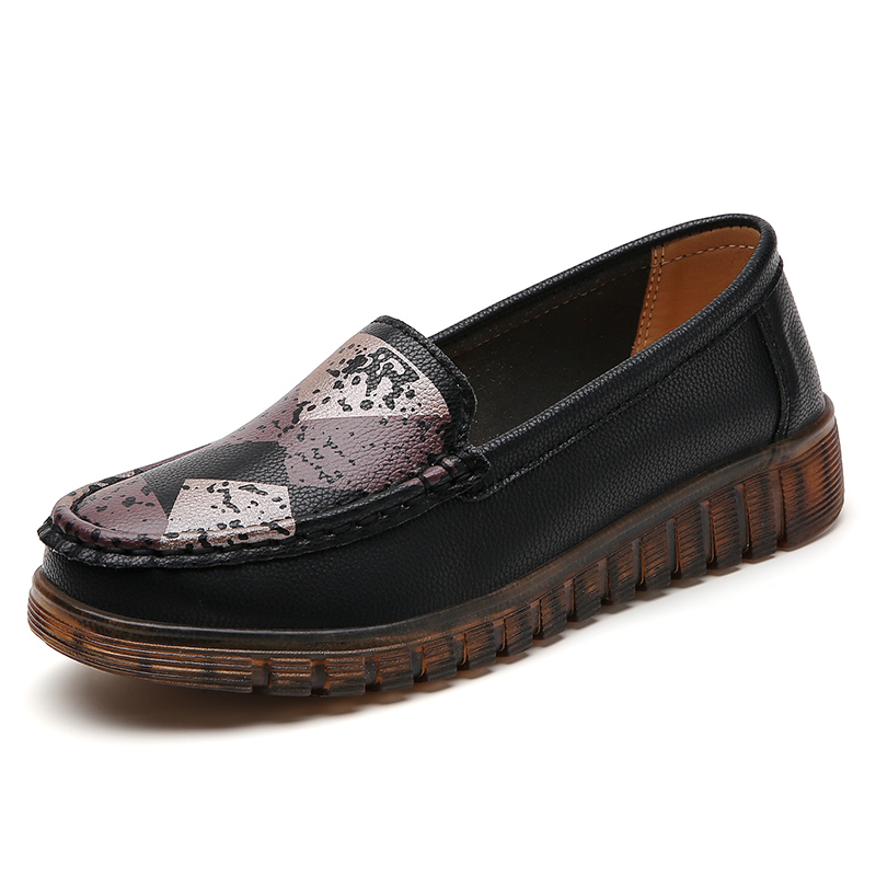 100% Genuine Leather Casual Wo - đánh giá và giá Women'S Shoes Extended Sizes