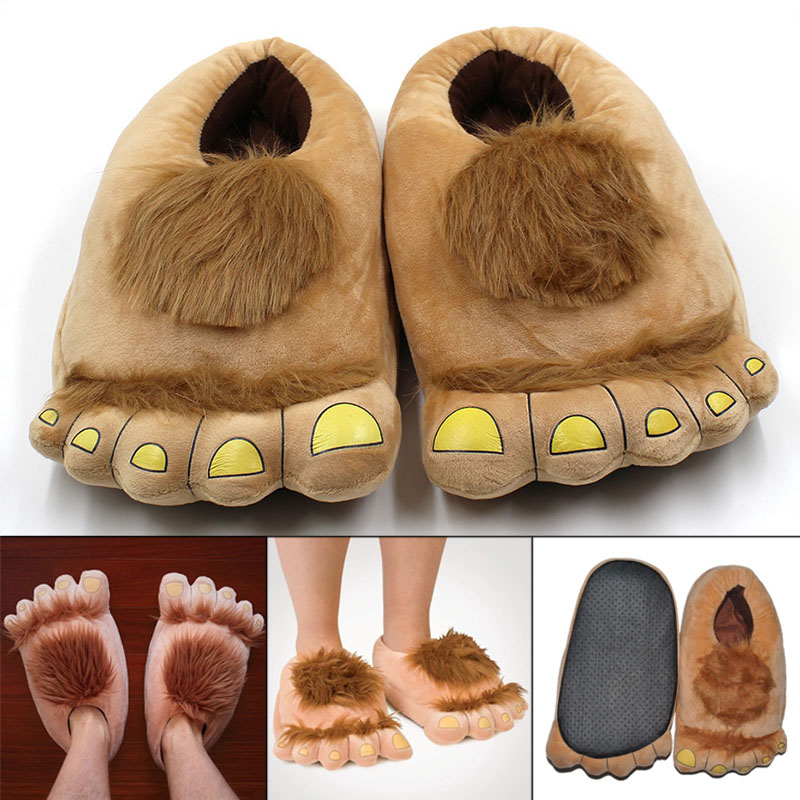 Newly Furry Warm Slippers Big  - đánh giá và giá Women Shoes For Big Feet