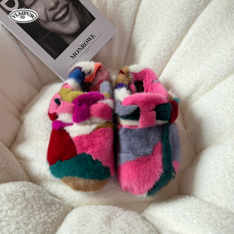 New Girl Luxury Mink Fur Slipp - đánh giá và giá Women Shoes Mules