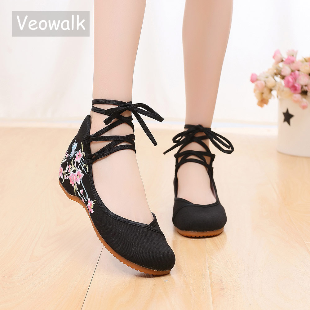 Veowalk Ankle Strap Women Canv - đánh giá và giá Women'S Shoes Vegan
