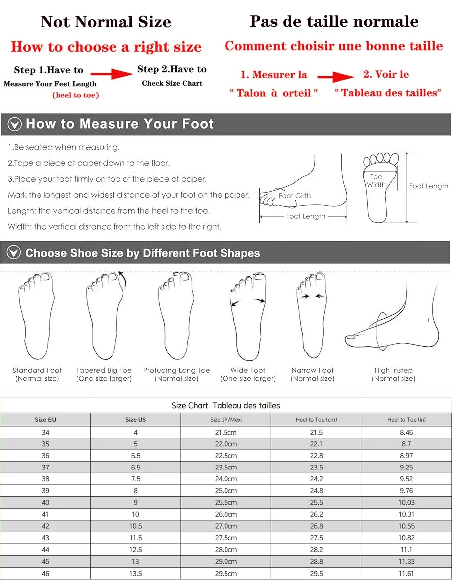 【Measure Your Feet Length Befo - đánh giá và giá Women Shoes For Big Feet