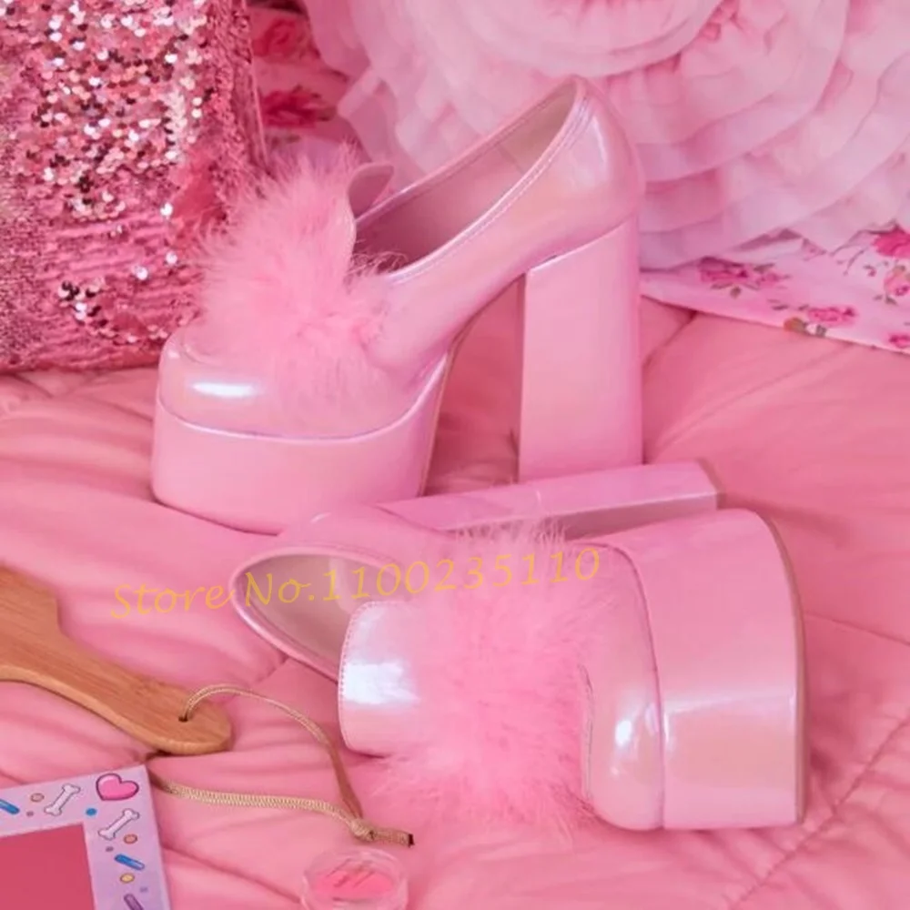 Pink Pom Platform Loafers Shoe - đánh giá và giá Women'S Shoes Vegan