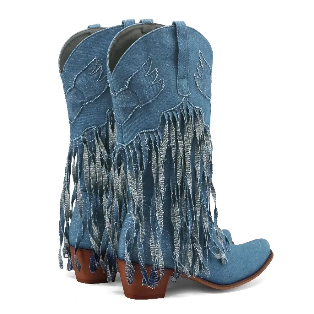 Winter Western Women Mid-calf  - đánh giá và giá Western Cowgirl Boot