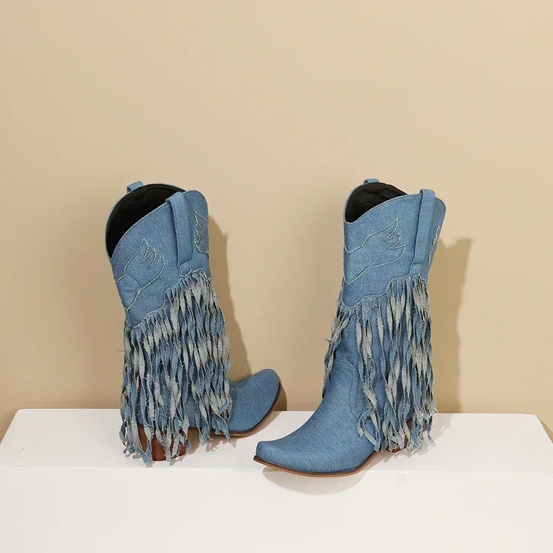 Winter Western Women Mid-calf  - đánh giá và giá Western Cowgirl Boot