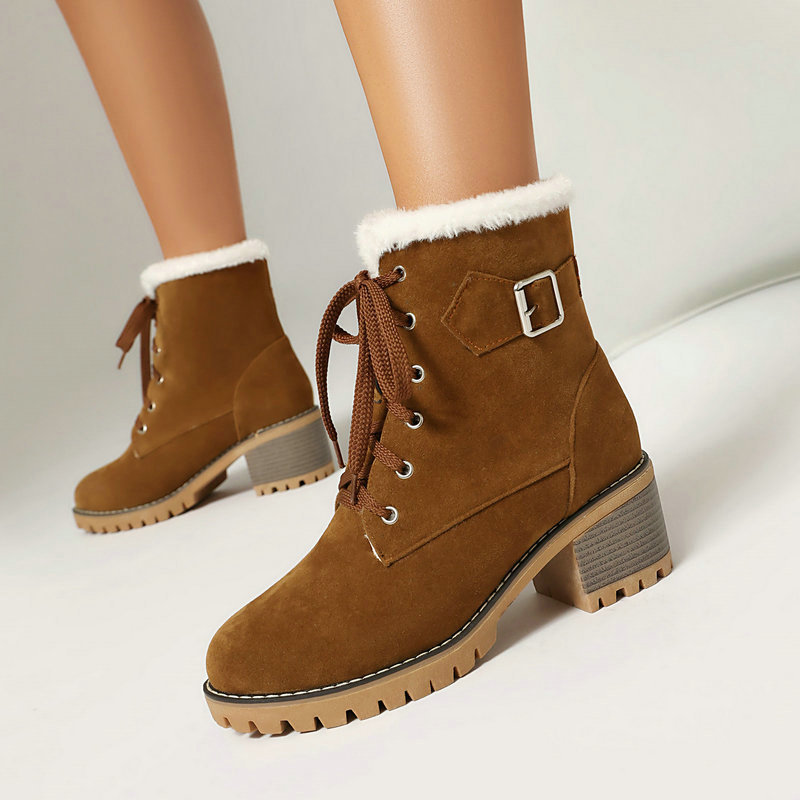 Women Winter Snow Boots Suede  - đánh giá và giá Women'S Xti Shoes
