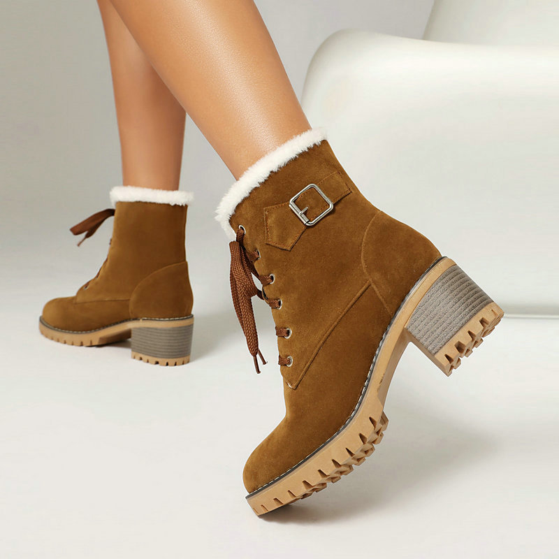 Women Winter Snow Boots Suede  - đánh giá và giá Women'S Xti Shoes