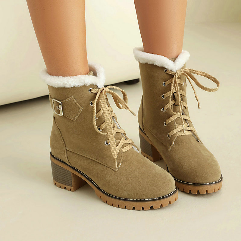Women Winter Snow Boots Suede  - đánh giá và giá Women'S Xti Shoes