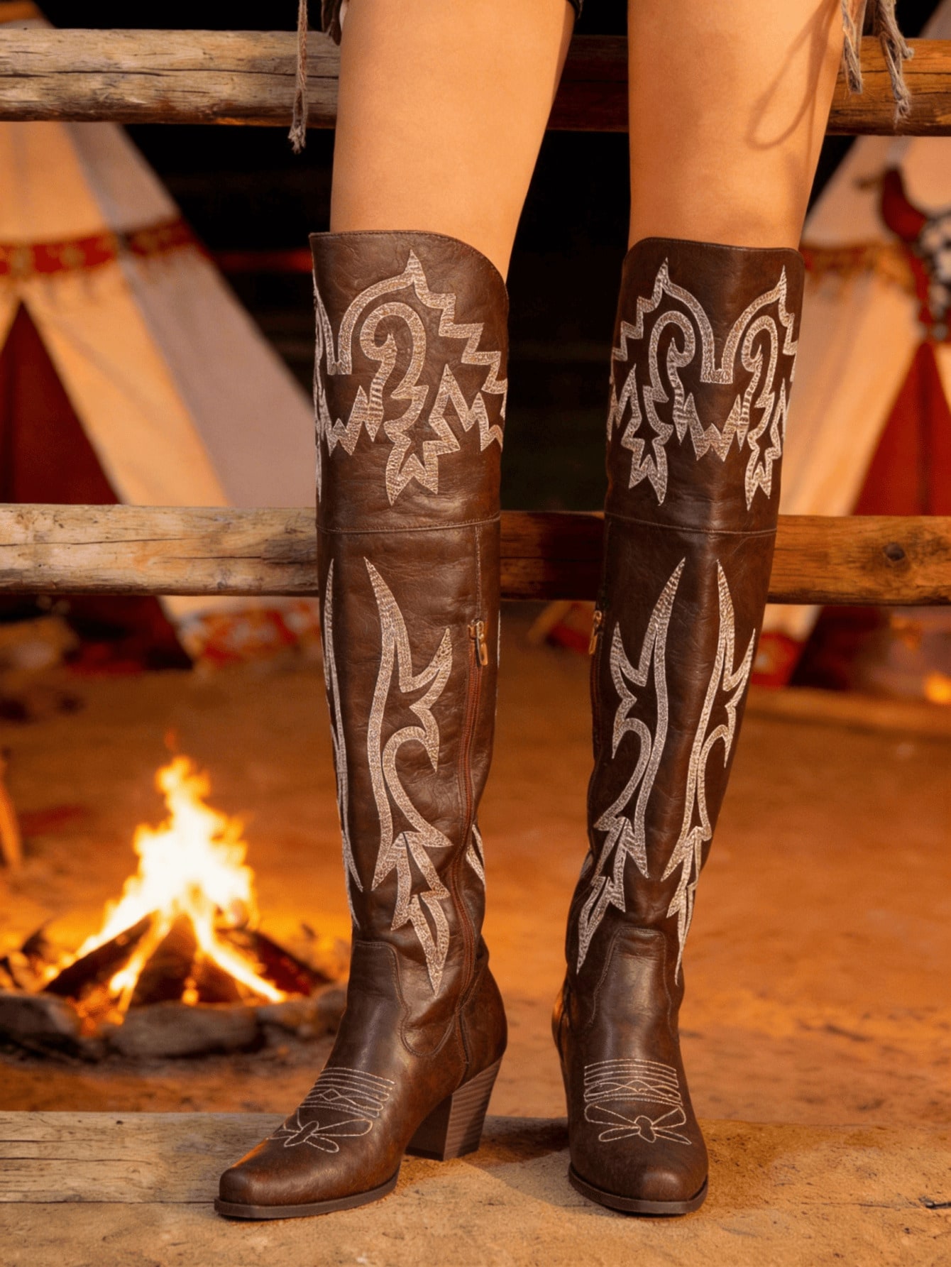 Summer Boots Riding Knee Thick - đánh giá và giá Western Cowgirl Boot