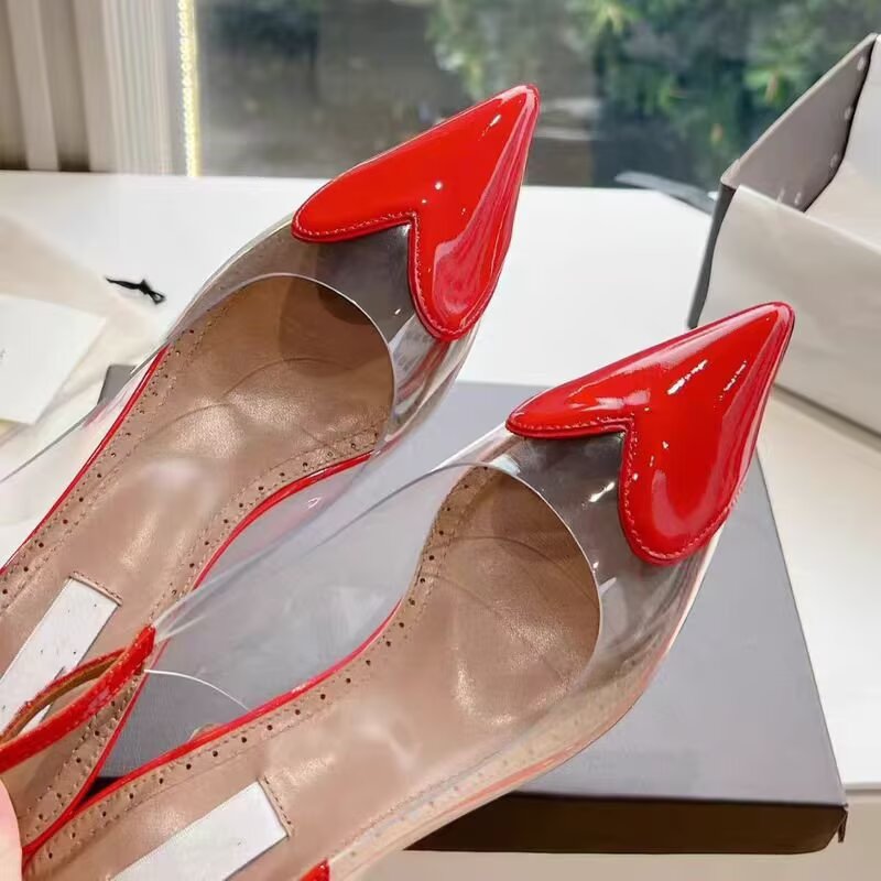 26 Spring/Summer Pointed Love  - đánh giá và giá Clear Strap Heel