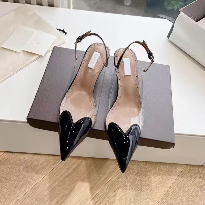 26 Spring/Summer Pointed Love  - đánh giá và giá Clear Strap Heel