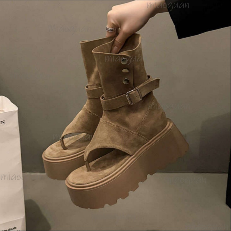 Khaki/Black Fashion Platform B - đánh giá và giá Women Shoes Size Chart