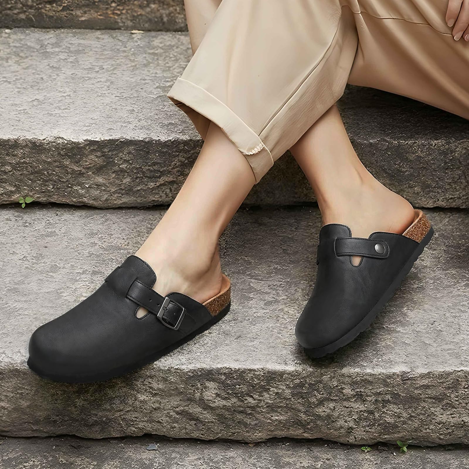 Litfun Cork Footbed Clogs Vega - đánh giá và giá Women'S Shoes Vegan