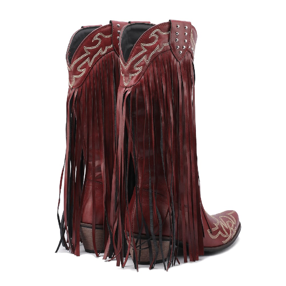 Western Cowboy Mid-calf Boots  - đánh giá và giá Western Cowgirl Boot