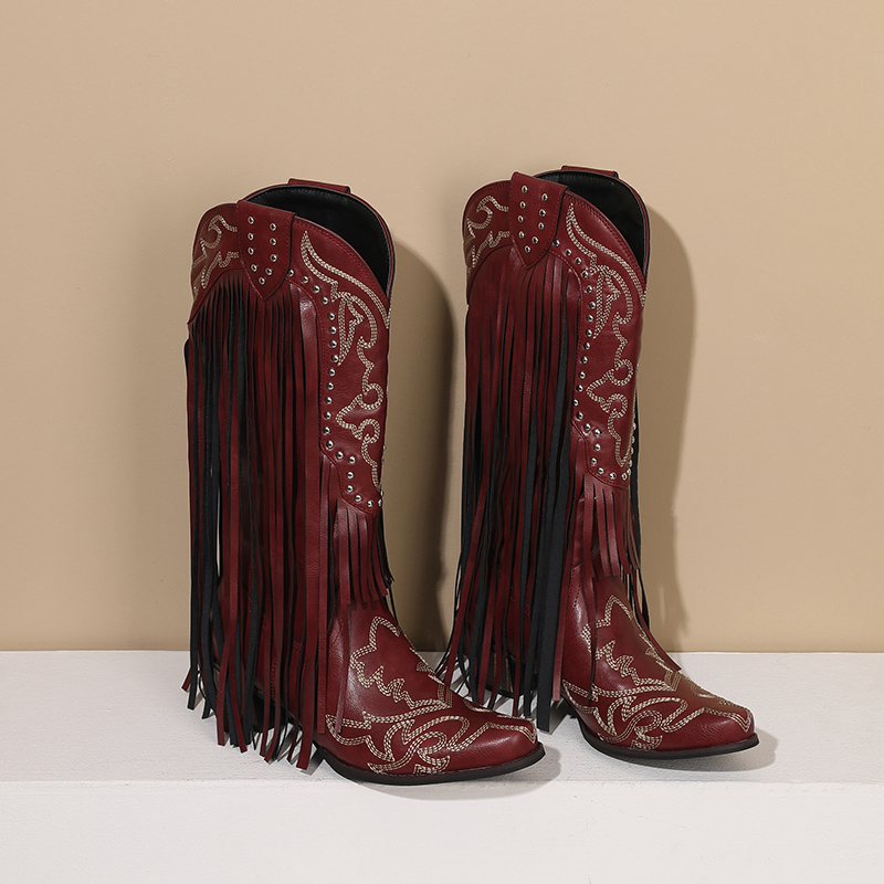 Western Cowboy Mid-calf Boots  - đánh giá và giá Western Cowgirl Boot