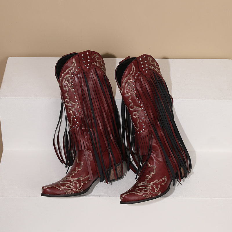 Western Cowboy Mid-calf Boots  - đánh giá và giá Western Cowgirl Boot