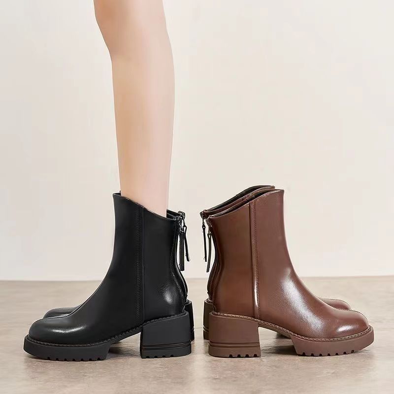 Leather Round Toe Platform Wat - đánh giá và giá Women'S Shoes Trending 2025