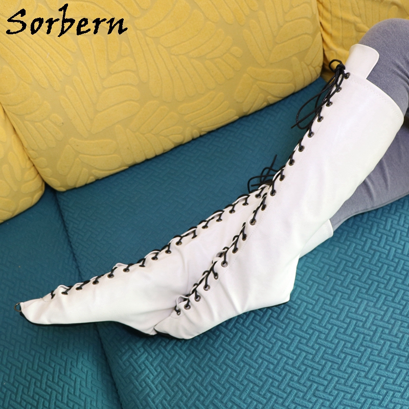 Sorbern White Ballet Heelless  - đánh giá và giá Women'S Shoes Vegan