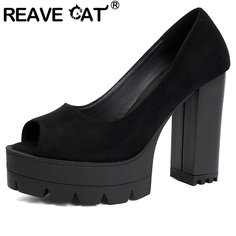 REAVE CAT Black Sexy Female Sa - đánh giá và giá Women'S Shoes Extended Sizes