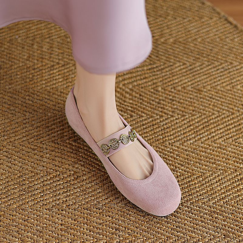SIMLOVEYO Pink Women Flats Rou - đánh giá và giá Women'S Shoes Extended Sizes