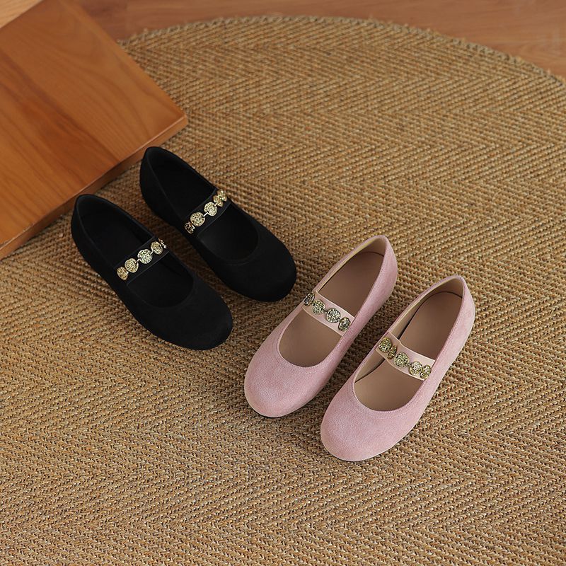SIMLOVEYO Pink Women Flats Rou - đánh giá và giá Women'S Shoes Extended Sizes