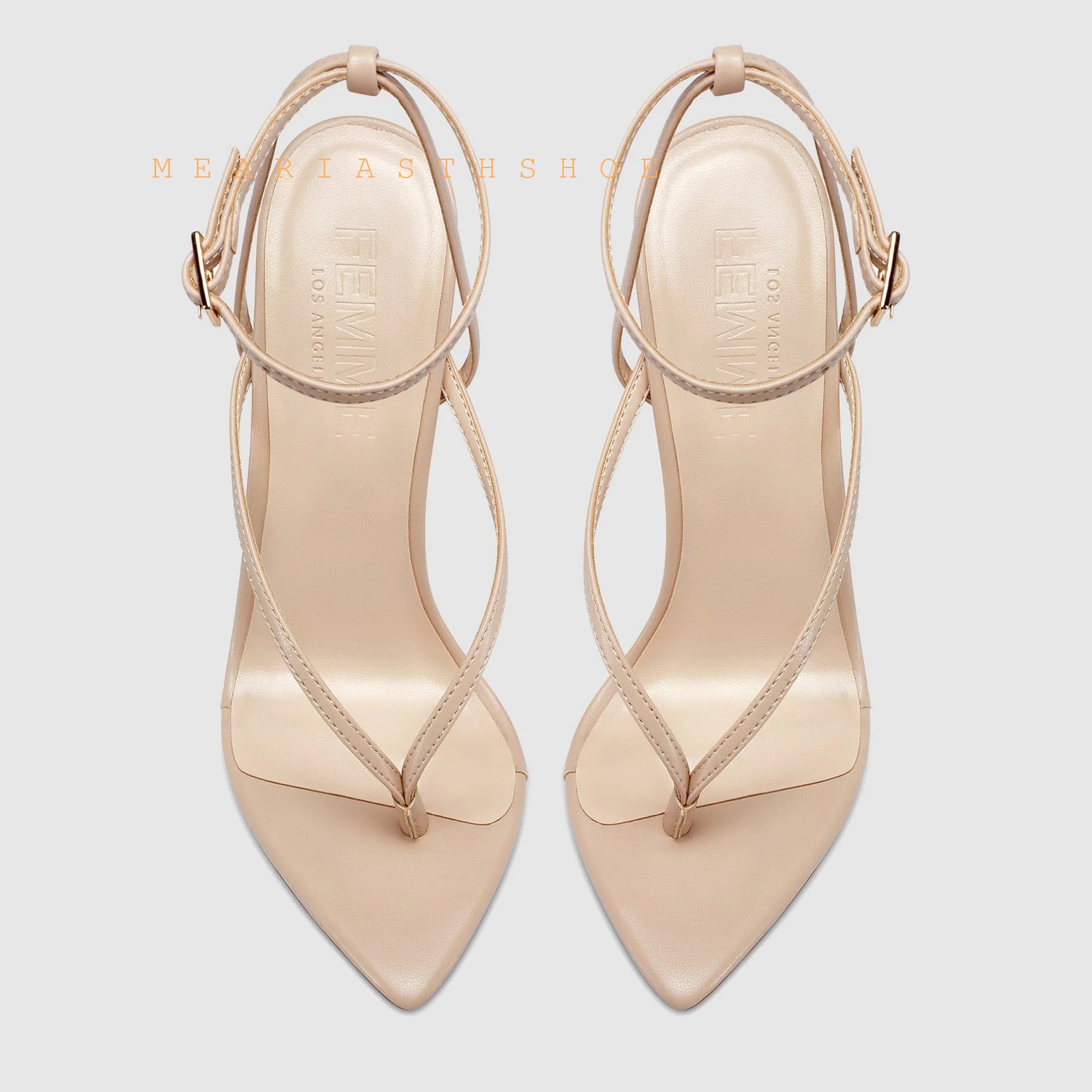 Beige Black Cross Straps Flip- - đánh giá và giá Clear Strap Heel