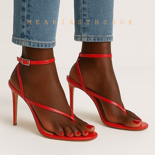 Beige Black Cross Straps Flip- - đánh giá và giá Clear Strap Heel