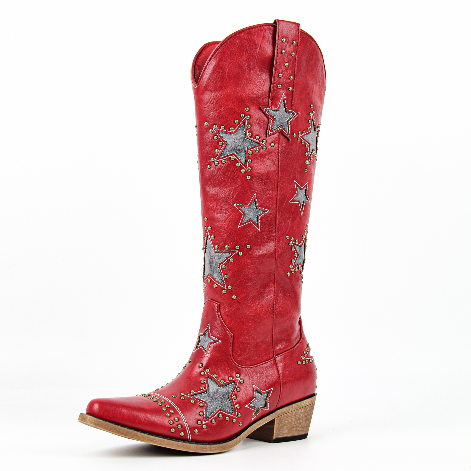 Onlymaker Women Embroidery Sta - đánh giá và giá Western Cowgirl Boot