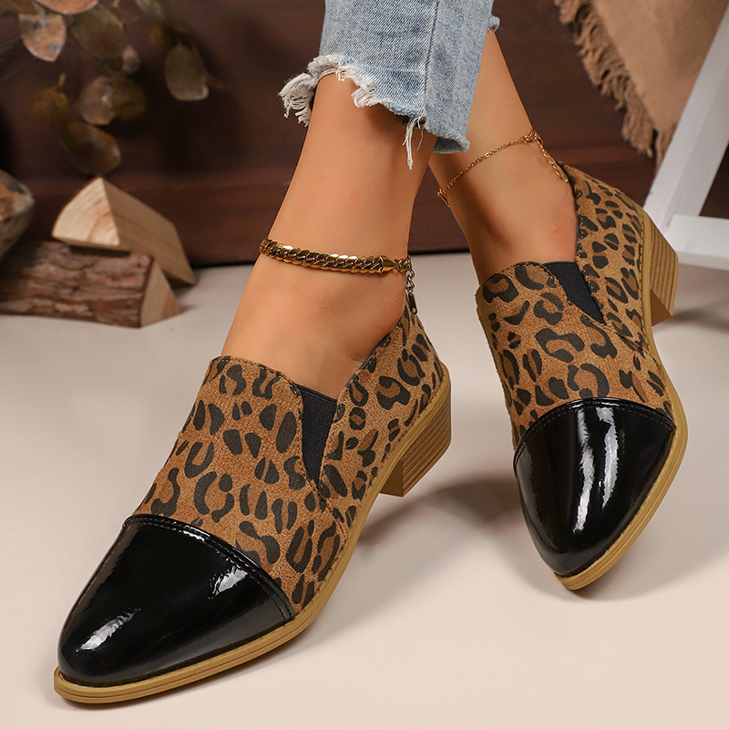 Leopard Printed Women's Low He - đánh giá và giá Women Shoes Loafers