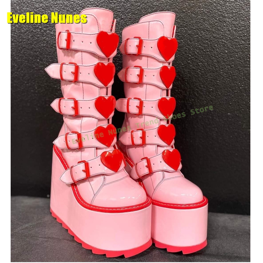 Pink Strawberry Button Platfor - đánh giá và giá Women'S Shoes Trending 2025